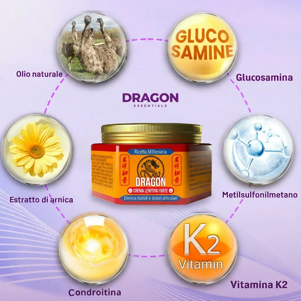 2x Creme Gel Dragon - Trattamento Medico Naturale con ricetta Millenaria per le Articolazioni