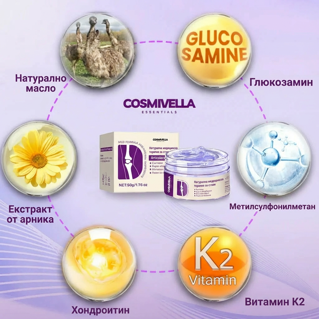 2x Крем Caldelixir - Естествено Медицинско Лечение за Ставите