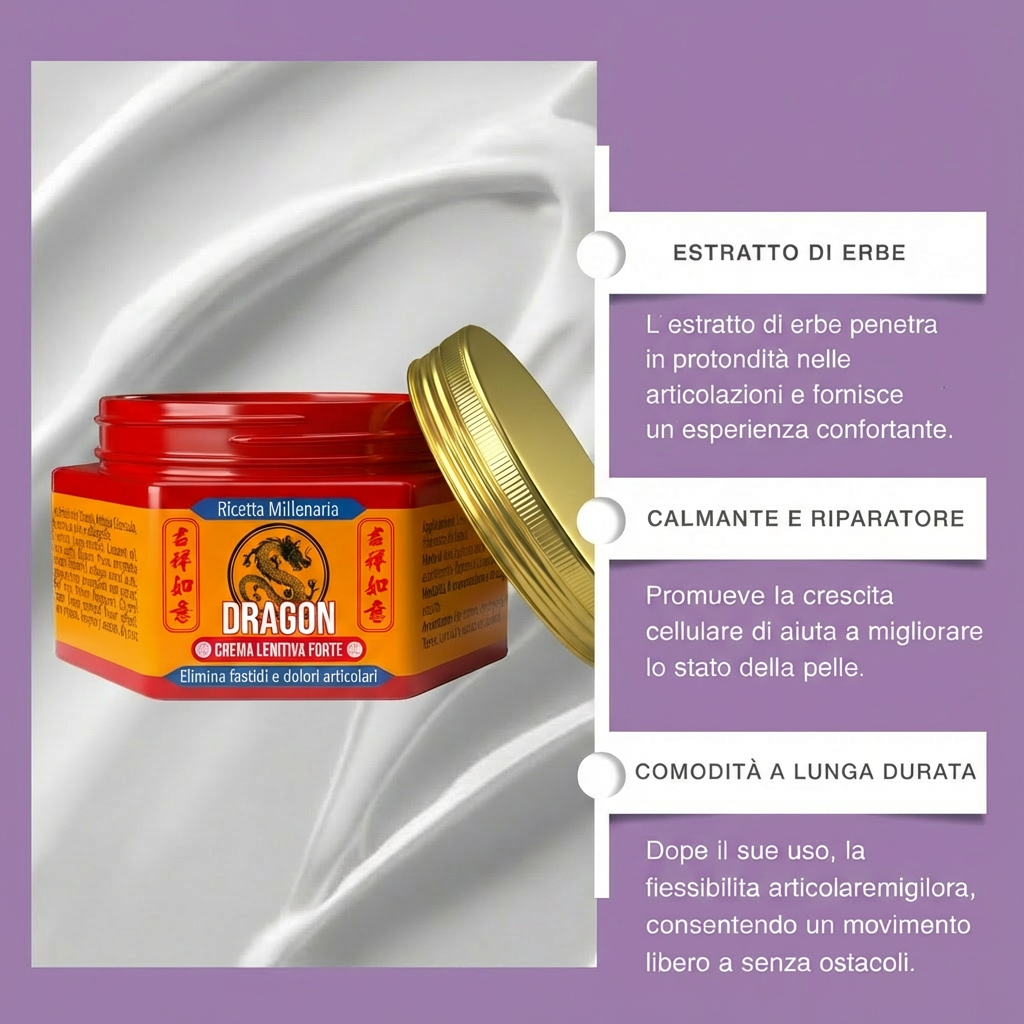 2x Creme Gel Dragon - Trattamento Medico Naturale con ricetta Millenaria per le Articolazioni
