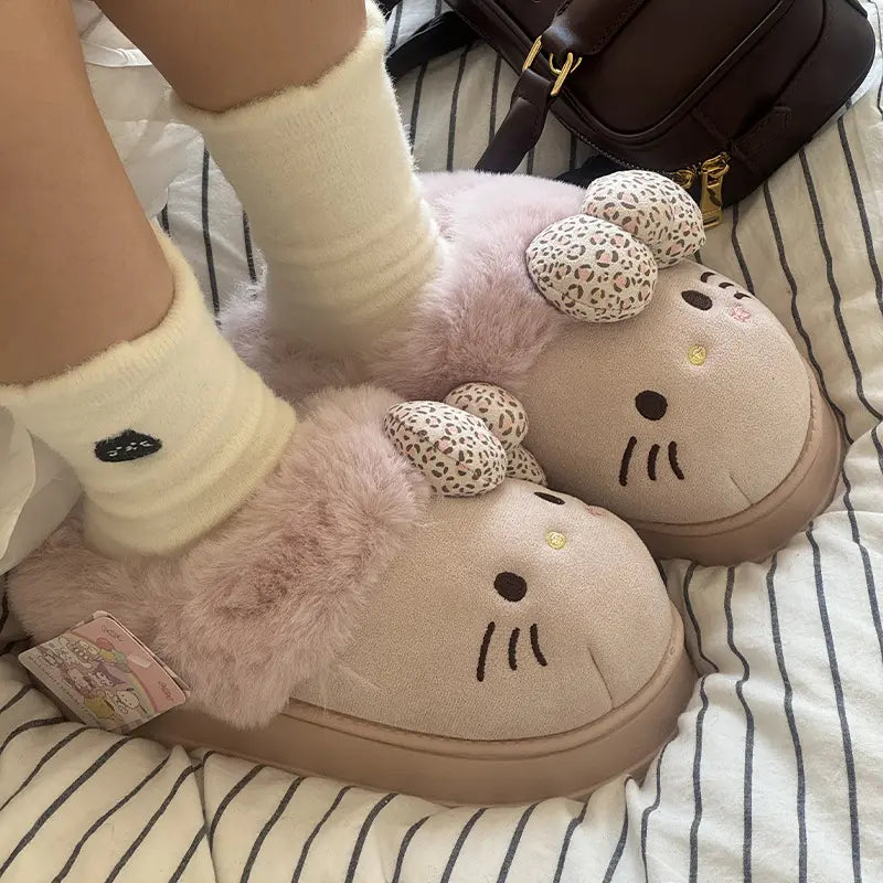 Comode Pantofole Pelose di Hello Kitty